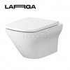 CERSANIT - Set B332 - miska zawieszana bezkołnierzowa LARGA by Cersanit Square CleanOn z deską duroplastową SLIM WRAP wolnoopadająca z funkcją łatwego wypinania  S701-473